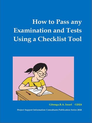 cover image of How to Pass in any Examination and Test Using Checklist Tool